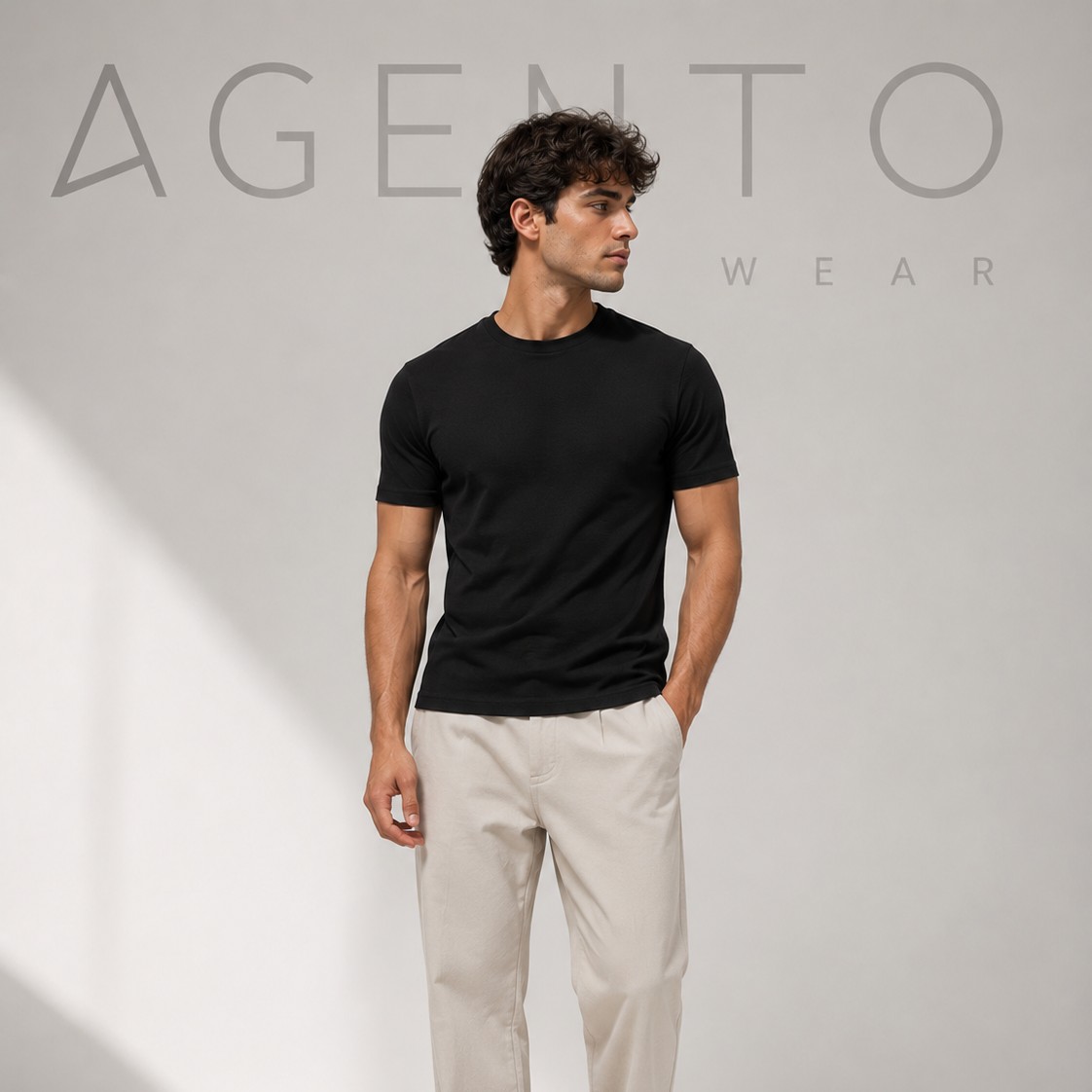 Agento Wear Premium Black T-Shirt