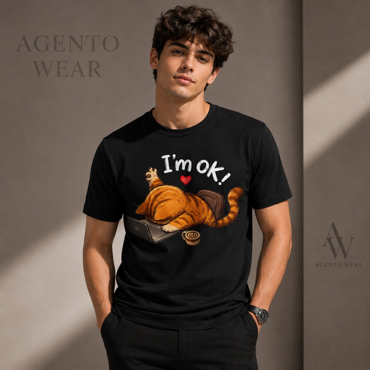 I'm OK! Cat Tee