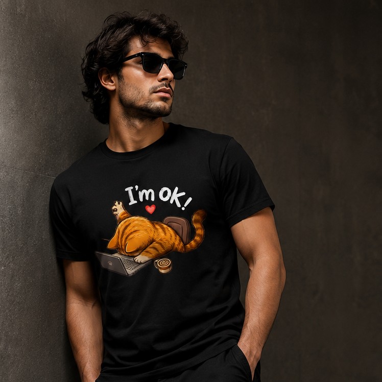 I'm OK! Cat Tee