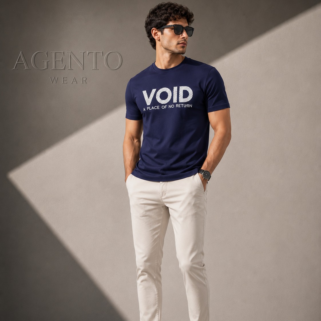 VOID Graphic T-Shirt – Navy Blue